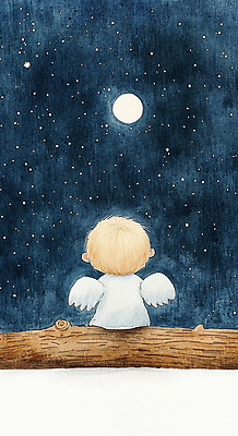 JPG 남자 어린이 겨울 날개 일러스트 밤하늘 동화 천사 한명 앉기 소년 희망 나뭇가지 남색 손그림 소년한명만 동심 국내일러스트 AI일러스트 AI콘텐츠 나무 1 계절 감정 컬러 모션 하늘 사람 야간 남자한명만 소년만 파일형식