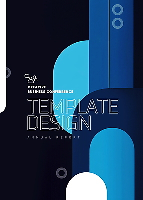 PSD 템플릿 디자인 포스터 비즈니스 추상 사람없음 그래픽 파란색 원형 레이아웃 기하학 이미지템플릿 도형 컬러 무늬 파일형식