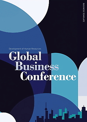 PSD 템플릿 디자인 포스터 비즈니스 추상 빌딩 사람없음 그래픽 파란색 도시 원형 레이아웃 기하학 이미지템플릿 도형 컬러 무늬 건물 파일형식