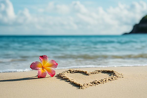 JPG 편집이미지 꽃 바다 여행 해변 사람없음 신혼여행 하트 디지털합성 의료성형뷰티 편집실사 AI인물포토 AI콘텐츠 모양 식물 결혼 CG 파일형식 AI포토