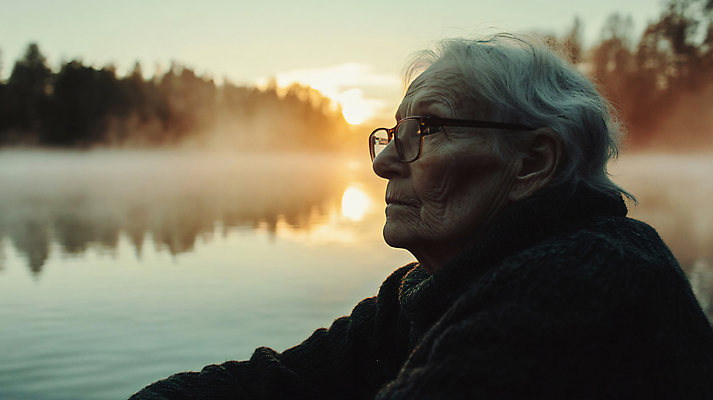 JPG 편집이미지 응시 여자 노년 할머니 한명 상반신 강 반사 노을 고독 디지털합성 고민 우울감 우울증 의료성형뷰티 노인여자한명만 편집실사 AI인물포토 AI콘텐츠 자연요소 1 시선 감정 사람 성인 질병 CG 여자한명만 노인여자만 파일형식 AI포토