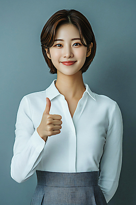 JPG 편집이미지 여자 응원 한명 미소 상반신 성인 앞모습 교사 디지털합성 따봉 칭찬 의료성형뷰티 성인여자한명만 편집실사 AI인물포토 AI콘텐츠 직업 1 뷰포인트 표정 사람 최고 CG 여자한명만 성인여자만 파일형식 AI포토