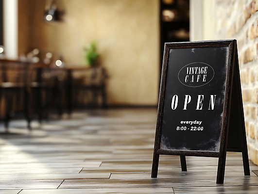 PSD 편집이미지 안내 간판 프레임 사람없음 햇빛 상점 디지털합성 나무바닥 입간판 편집소스 영업시간 이미지편집 편집실사 바닥 태양 시간 CG 파일형식