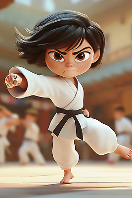 JPG 전신 편집이미지 여자 어린이 기술 한명 소녀 격투기 자신감 찡그림 태권도 태권도복 열정 비장 태권도장 태권도캐릭터 소녀한명만 편집3D AI컴퓨터그래픽 AI콘텐츠 캐릭터 1 감정 스포츠 표정 도복 사람 3D 학원 여자한명만 소녀만 파일형식