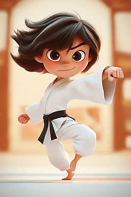 JPG 전신 편집이미지 여자 어린이 한명 소녀 주먹 자신감 태권도 태권도복 열정 비장 태권도장 태권도캐릭터 소녀한명만 편집3D AI컴퓨터그래픽 AI콘텐츠 캐릭터 1 감정 모션 도복 사람 3D 격투기 학원 여자한명만 소녀만 파일형식