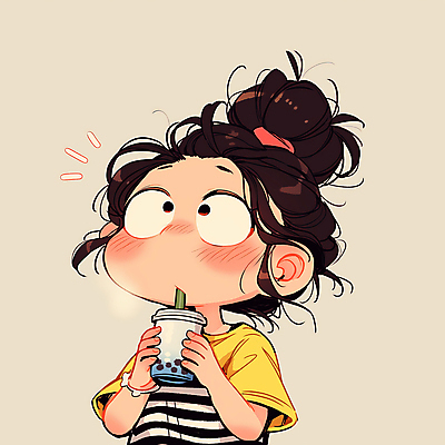 JPG 여자 어린이 일러스트 한명 들기 소녀 상반신 귀여움 마시기 만화 베이지색 소녀한명만 버블티 국내일러스트 AI일러스트 AI콘텐츠 1 음료 컬러 컨셉 모션 사람 여자한명만 소녀만 파일형식