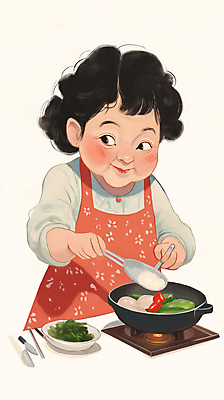 JPG 그릇 여자 행복 채소 일러스트 주방용품 건강 요리 한명 미소 상반신 성인 주방 프라이팬 가스레인지 포근함 건강식 성인여자한명만 국내일러스트 AI일러스트 AI콘텐츠 1 식기 감정 음식 생활용품 표정 사람 가전제품 레인지 감각 여자한명만 성인여자만 파일형식
