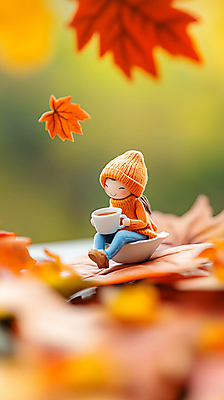 JPG 전신 편집이미지 여자 단풍 낙엽 휴식 한명 웃음 들기 앉기 성인 피규어 가을 커피잔 힐링 성인여자한명만 편집3D AI컴퓨터그래픽 AI콘텐츠 1 계절 커피 컨셉 잎 모션 잔 표정 사람 3D 미니어처 여자한명만 성인여자만 파일형식