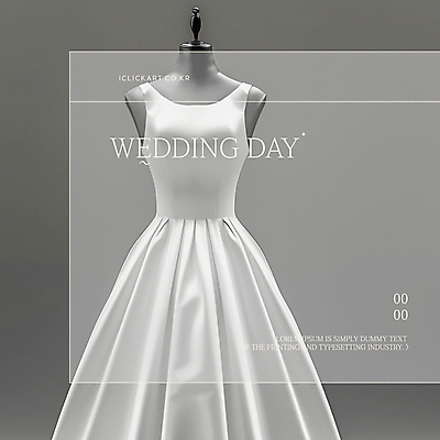 템플릿 편집 웨딩드레스 결혼 팝업 사람없음 회색 심플 이미지템플릿 AI파일 드레스 컬러 이벤트 파일형식 벡터