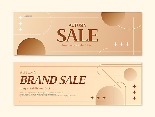 도형 템플릿 배너 배너템플릿 가로배너 선 사람없음 가로 반짝임 세트 갈색 세일 가을 그라데이션 베이지색 이미지템플릿 AI파일 계절 컬러 모션 파일형식 벡터