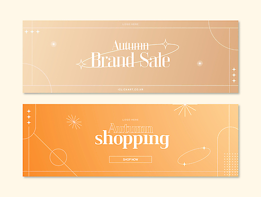 도형 템플릿 배너 배너템플릿 가로배너 선 사람없음 가로 반짝임 세트 세일 주황색 가을 심플 베이지색 이미지템플릿 AI파일 계절 컬러 모션 파일형식 벡터