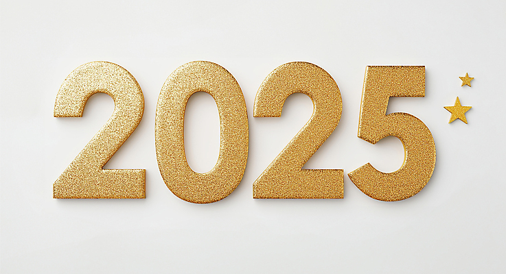 JPG 편집이미지 별 새해 이벤트 사람없음 장식 반짝임 숫자 금색 황금 연말 2025년 편집실사 AI컴퓨터그래픽 AI콘텐츠 자연요소 문자 컬러 모션 연도 CG 파일형식