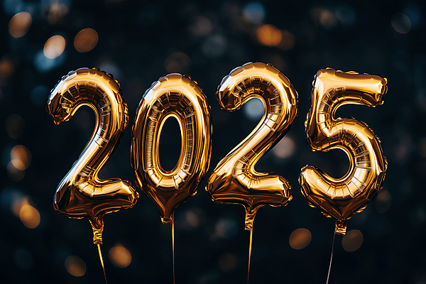 JPG 편집이미지 조명 새해 사람없음 반짝임 숫자 파티 금색 황금 보케 풍선 2025년 편집실사 AI포토 AI콘텐츠 문자 컬러 모션 이벤트 연도 CG 파일형식