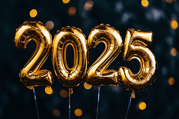 JPG 편집이미지 조명 새해 사람없음 반짝임 숫자 파티 금색 황금 보케 풍선 2025년 편집실사 AI포토 AI콘텐츠 문자 컬러 모션 이벤트 연도 CG 파일형식