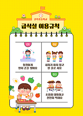 전신 템플릿 식기 여자 남자 꽃 어린이 학교 대화 소녀 소년 여러명 노란색 먹기 책상 스프링노트 규칙 식판 급식소 스프링수첩 줄서기 새치기 어린이만 이미지템플릿 AI파일 식물 교육 컬러 가구 다수 모션 말하기 사람 다이어리 공책 공공예절 급식 파일형식 벡터