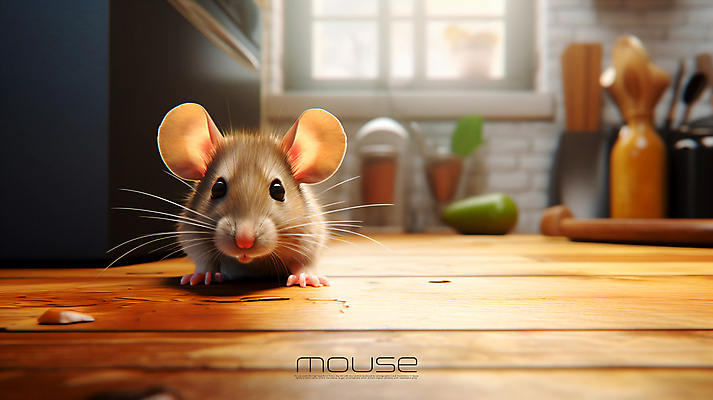 PSD 편집이미지 주방용품 사람없음 주방 쥐 나무바닥 이미지편집 편집실사 생활용품 바닥 설치류 CG 파일형식