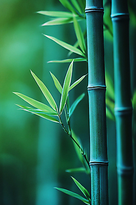 JPG 편집이미지 자연 사람없음 초록색 대나무 대나무잎 편집실사 AI포토 AI콘텐츠 나무 컬러 잎 CG 생태계 파일형식