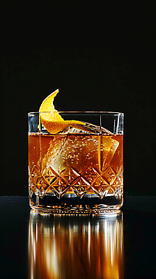 JPG 편집이미지 사람없음 반사 얼음 칵테일 칵테일잔 물기포 편집실사 AI포토 AI콘텐츠 자연요소 술잔 주류 CG 파일형식