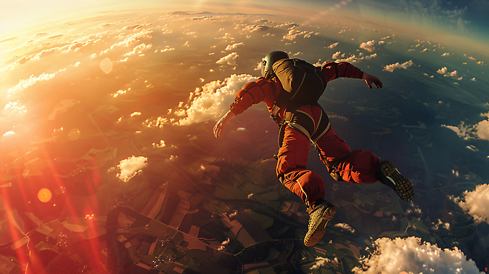 JPG 편집이미지 하늘 팔벌리기 한명 성인 공중 뒷모습 일몰 비행 패러글라이딩 의료성형뷰티 성인한명만 편집실사 AI인물포토 AI콘텐츠 1 스포츠 뷰포인트 모션 사람 노을 CG 성인만 파일형식 AI포토