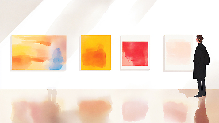 전신 PSD 남자 예술 일러스트 그림자 미술 한명 성인 반사 주황색 전시 감상 군중 미술관 전시회 작품 관람 성인남자한명만 국내일러스트 1 컬러 문화예술 사람 남자한명만 성인남자만 파일형식