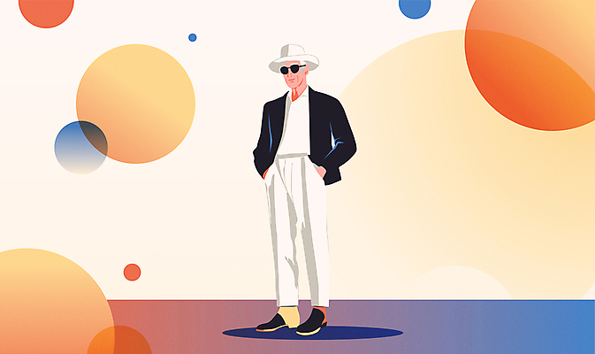 전신 모델 모자 패션 할아버지 노년 남자 여유 일러스트 한명 파란색 실버라이프 선글라스 주황색 원형 부자 잡지 주머니손 패션쇼 노인남자한명만 국내일러스트 AI파일 도형 1 라이프스타일 잡화 감정 안경 컬러 컨셉 모션 사람 성인 간행물 쇼 남자한명만 노인남자만 파일형식 벡터