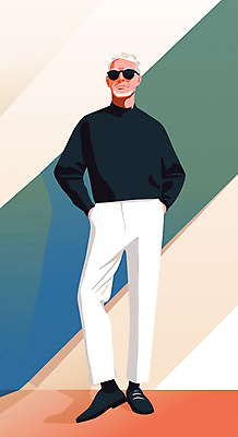 전신 모델 패션 할아버지 노년 남자 여유 포즈 일러스트 수염 한명 서기 초록색 실버라이프 선글라스 부자 주머니손 패션쇼 노인남자한명만 국내일러스트 AI파일 1 라이프스타일 감정 안경 컬러 컨셉 모션 사람 성인 쇼 남자한명만 노인남자만 파일형식 벡터