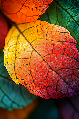 JPG 편집이미지 낙엽 나뭇잎 사람없음 컬러풀 가을 편집실사 AI포토 AI콘텐츠 계절 컬러 잎 CG 파일형식