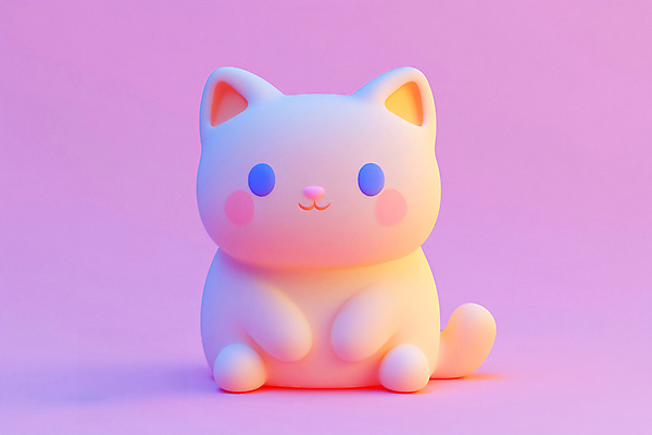 JPG 편집이미지 3D캐릭터 사람없음 3D 귀여움 보라색 고양이 고양이캐릭터 편집3D AI컴퓨터그래픽 AI콘텐츠 캐릭터 컬러 동물캐릭터 컨셉 포유류 반려동물 디지털합성 파일형식