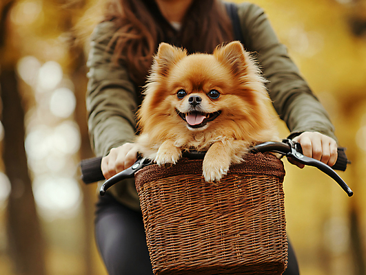 JPG 편집이미지 라이프스타일 여자 반려견 여유 한명 성인 야외 자전거 산책 가을 강아지 디지털합성 성인여자한명만 편집실사 AI인물포토 AI콘텐츠 1 계절 감정 휴식 사람 생활 반려동물 바이크 개 CG 여자한명만 성인여자만 파일형식 AI포토