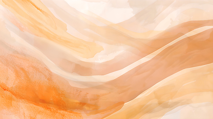 JPG 물결 곡선 일러스트 붓터치 수채화 사람없음 갈색 주황색 물감 혼합 질감 국내일러스트 AI일러스트 AI콘텐츠 선 컬러 미술도구 파일형식