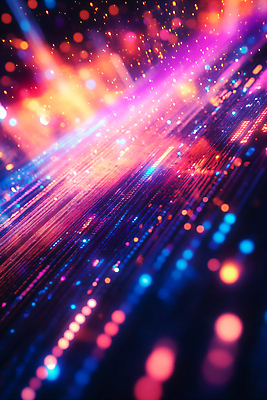 JPG 편집이미지 미래 사람없음 빛 디지털 원형 사이버 보케 네온 노이즈 편집실사 AI컴퓨터그래픽 AI콘텐츠 도형 컨셉 CG 파일형식