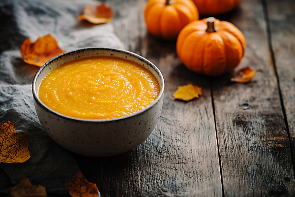 JPG 편집이미지 그릇 낙엽 호박 건강 사람없음 주황색 달콤 보양식 호박죽 편집실사 AI포토 AI콘텐츠 식기 음식 컬러 잎 채소 맛 CG 죽 몸보신 파일형식