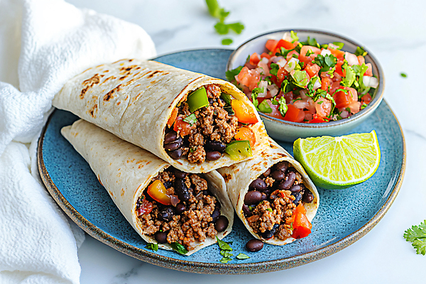 JPG 편집이미지 그릇 단면 멕시코 육류 요리 사람없음 소스 남아메리카 천 허브 향신료 퓨전 라임 남미음식 브리또 편집실사 AI포토 AI콘텐츠 식물 식기 북아메리카 과일 식재료 서양음식 아메리카 직물 양념 CG 향미료 파일형식