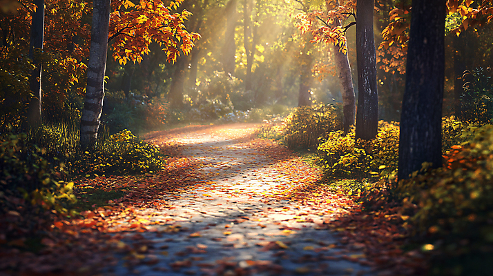 JPG 나무 편집이미지 낙엽 자연 휴식 사람없음 햇빛 가을풍경 산책로 가을 숲 편안함 가을배경 편집실사 AI포토 AI콘텐츠 식물 계절 길 백그라운드 컨셉 잎 풍경 태양 감각 CG 생태계 파일형식 가을_계절