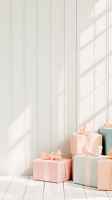 JPG 편집이미지 기념일 그림자 사람없음 선물상자 파티 흰색 축하 생일 편집실사 AI포토 AI콘텐츠 컬러 컨셉 선물 이벤트 상자 CG 파일형식