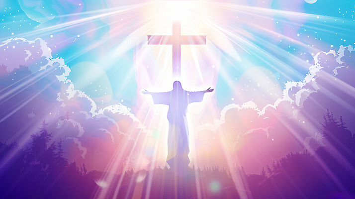 JPG 구름 편집이미지 남자 기독교 종교 십자가 팔벌리기 한명 성인 평화 보라색 만세 예수 후광 은혜 성인남자한명만 편집실사 AI컴퓨터그래픽 AI콘텐츠 자연요소 1 컬러 컨셉 모션 사람 빛 신_종교 CG 남자한명만 성인남자만 파일형식
