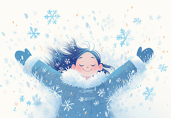 JPG 여자 어린이 장갑 겨울 일러스트 팔벌리기 한명 미소 소녀 파란색 설원 눈감음 목도리 만세 추위 눈송이 즐거움 소녀한명만 국내일러스트 AI일러스트 AI콘텐츠 1 잡화 계절 감정 컬러 모션 눈_날씨 표정 사람 여자한명만 소녀만 파일형식