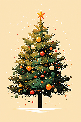 JPG 크리스마스장식 크리스마스 겨울 일러스트 장신구 선물 사람없음 장식 초록색 선물상자 크리스마스트리 분위기 연말 오너먼트 국내일러스트 AI일러스트 AI콘텐츠 계절 기념일 컬러 컨셉 상자 파일형식