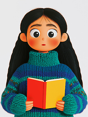 JPG 편집이미지 응시 여자 한명 들기 성인 책 파란색 독서 스웨터 읽기 성인여자한명만 편집실사 AI컴퓨터그래픽 AI콘텐츠 1 시선 컬러 상의 모션 사람 CG 여자한명만 성인여자만 파일형식