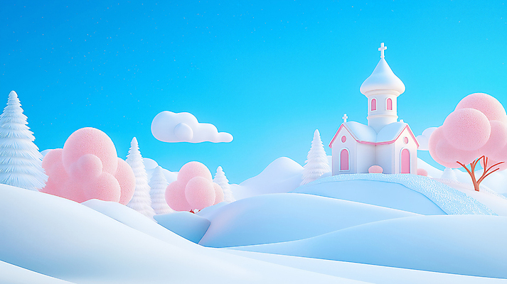 JPG 나무 편집이미지 기독교 십자가 크리스마스 겨울 동화 사람없음 교회 평화 설원 추위 흰색 눈 편집실사 AI컴퓨터그래픽 AI콘텐츠 자연요소 식물 계절 기념일 종교 컬러 컨셉 종교건축 날씨 눈_날씨 건물 CG 파일형식
