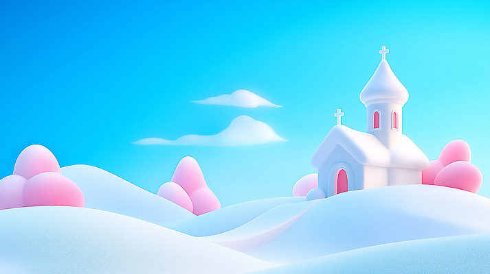 JPG 나무 편집이미지 기독교 십자가 크리스마스 겨울 동화 사람없음 교회 평화 설원 추위 흰색 눈 편집실사 AI컴퓨터그래픽 AI콘텐츠 자연요소 식물 계절 기념일 종교 컬러 컨셉 종교건축 날씨 눈_날씨 건물 CG 파일형식