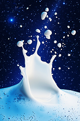 JPG 편집이미지 추상 사람없음 파란색 우주 우유 물방울 액체 신비 스플래쉬 흩어짐 편집실사 AI포토 AI콘텐츠 컬러 컨셉 무늬 유제품 CG 파일형식