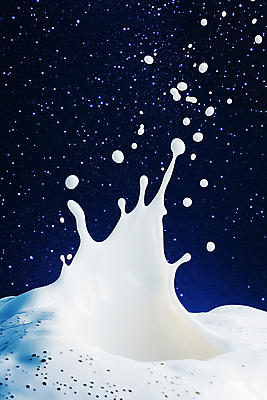 JPG 편집이미지 추상 사람없음 파란색 우주 우유 물방울 액체 신비 스플래쉬 흩어짐 편집실사 AI포토 AI콘텐츠 컬러 컨셉 무늬 유제품 CG 파일형식