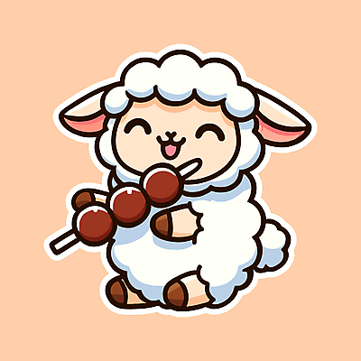 일러스트 웃음 들기 사람없음 귀여움 주황색 양 꼬치 꼬치구이 양고기 양꼬치 일러캐릭터 AI파일 캐릭터 음식 컬러 컨셉 포유류 모션 표정 육류 구이 파일형식 벡터