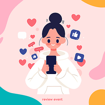 전신 여자 어린이 분홍색 일러스트 모바일 한명 미소 웃음 소녀 스마트폰 하트 댓글 따봉 소통 소셜네트워크 소셜미디어 좋음 소녀한명만 국내일러스트 AI파일 모양 1 컬러 컨셉 표정 사람 핸드폰 스마트기기 최고 여자한명만 소녀만 파일형식 벡터