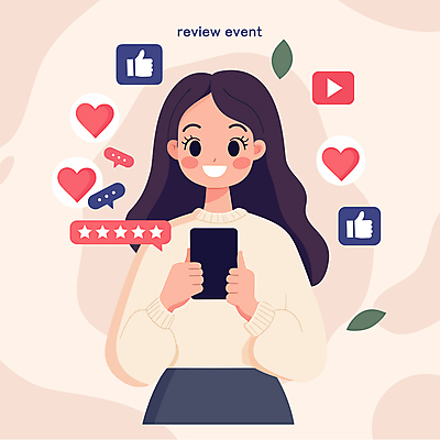 전신 여자 어린이 일러스트 모바일 한명 미소 웃음 소녀 스마트폰 하트 따봉 평가 소통 베이지색 소셜네트워크 소셜미디어 좋음 소녀한명만 국내일러스트 AI파일 모양 1 컬러 컨셉 표정 사람 핸드폰 스마트기기 최고 여자한명만 소녀만 파일형식 벡터