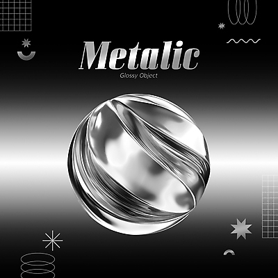PSD 편집이미지 공 사람없음 금속 구 원형 오브젝트 질감 광택 엘리먼트 편집소스 편집3D 도형 재질 3D 파일형식