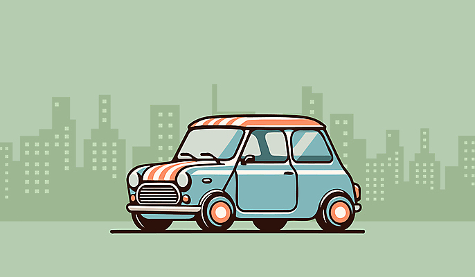 교통수단 교통 일러스트 자동차 사람없음 도시 클래식 복고 클래식카 소형차 국내일러스트 AI파일 육상교통 컨셉 승용차 파일형식 벡터