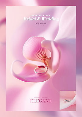 PSD 편집이미지 디자인 꽃잎 꽃 분홍색 결혼 사람없음 반지 보석 디지털합성 예물 커플반지 편집소스 이미지편집 웨딩밴드 식물 컬러 장신구 이벤트 광석 결혼반지 파일형식