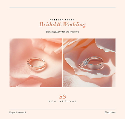 PSD 편집이미지 디자인 꽃잎 꽃 결혼 사람없음 반지 보석 디지털합성 예물 커플반지 연분홍색 편집소스 이미지편집 웨딩밴드 식물 분홍색 장신구 이벤트 광석 결혼반지 파일형식